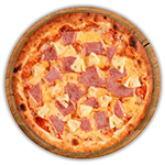 Turkey-ham & Mushroom Pizza 